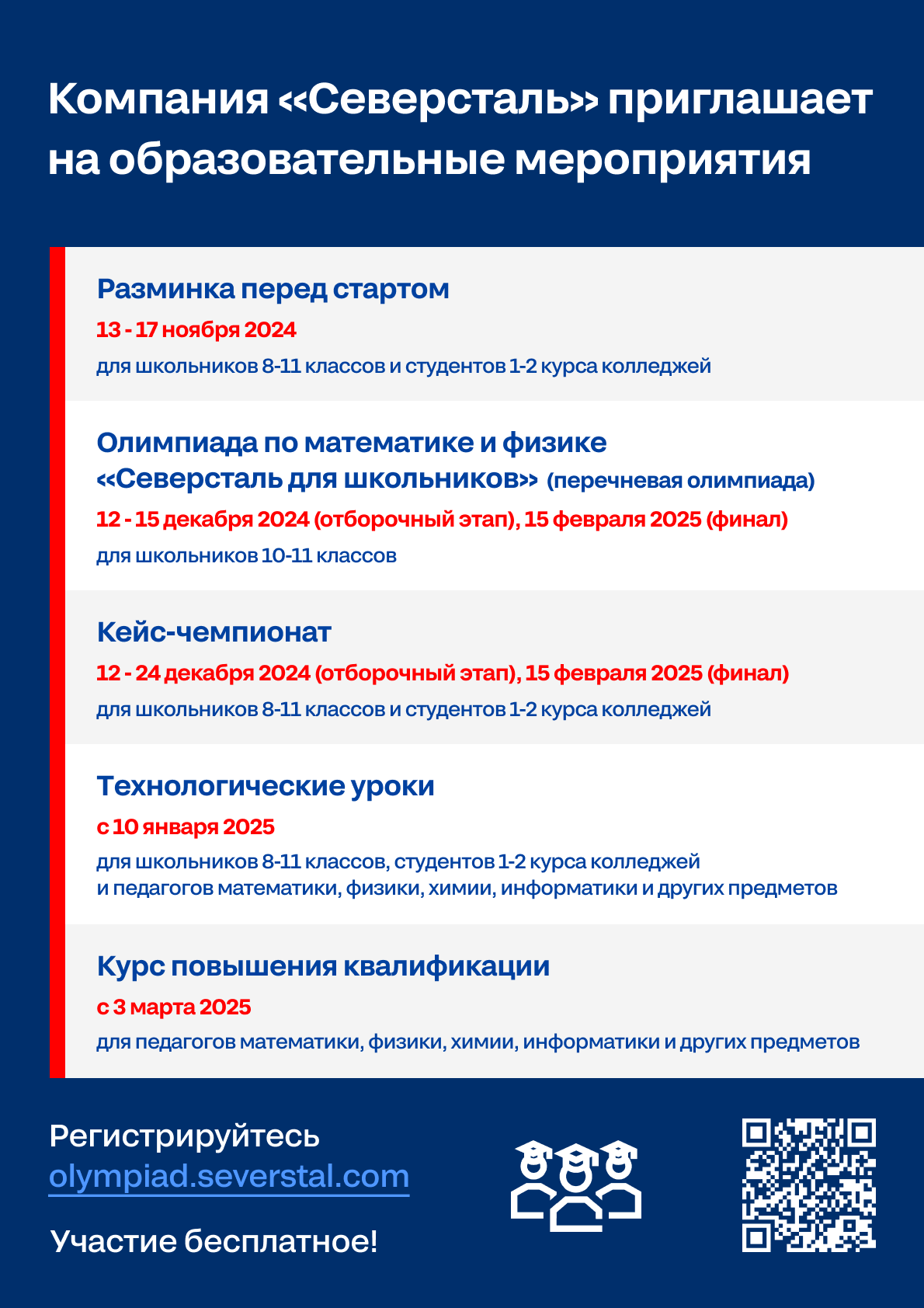 Афиша мероприятий Северстали